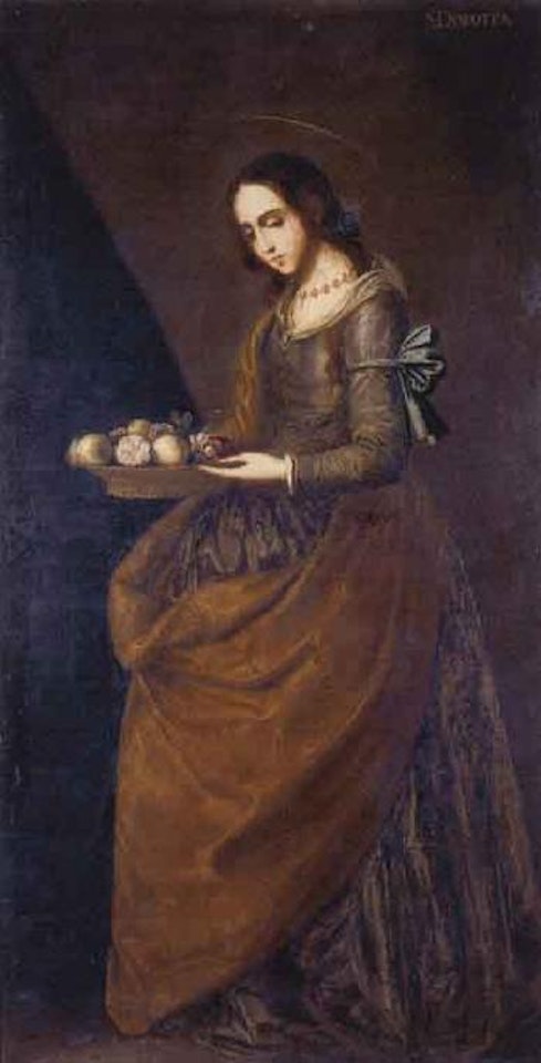 Saint Dorothy by Francisco de Zurbaran