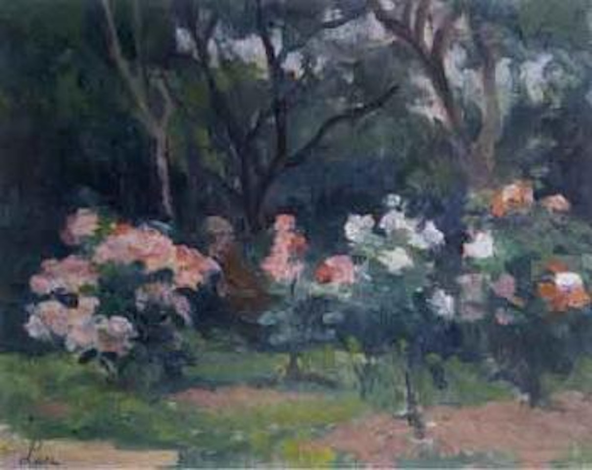 Le jardin by Maximilien Luce
