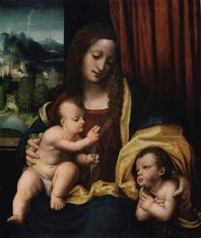 The Madonna with infants Jesus and John by Gianpietrino