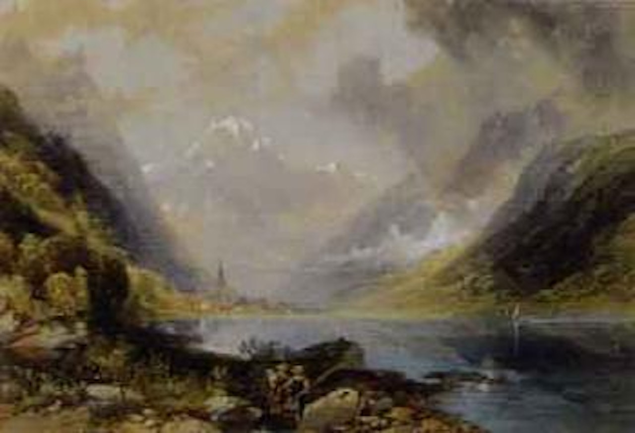 View of Lake Lucerne by William Callow