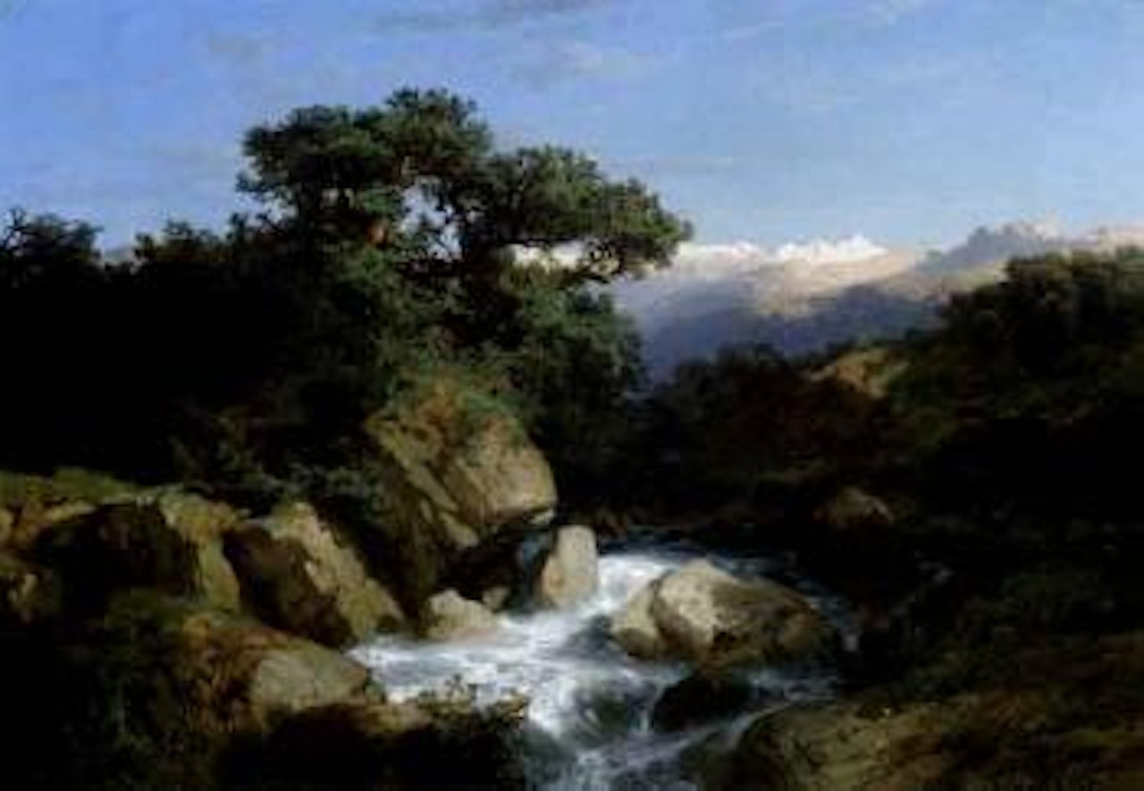 Vue du Mont-Blanc by Alexandre Calame