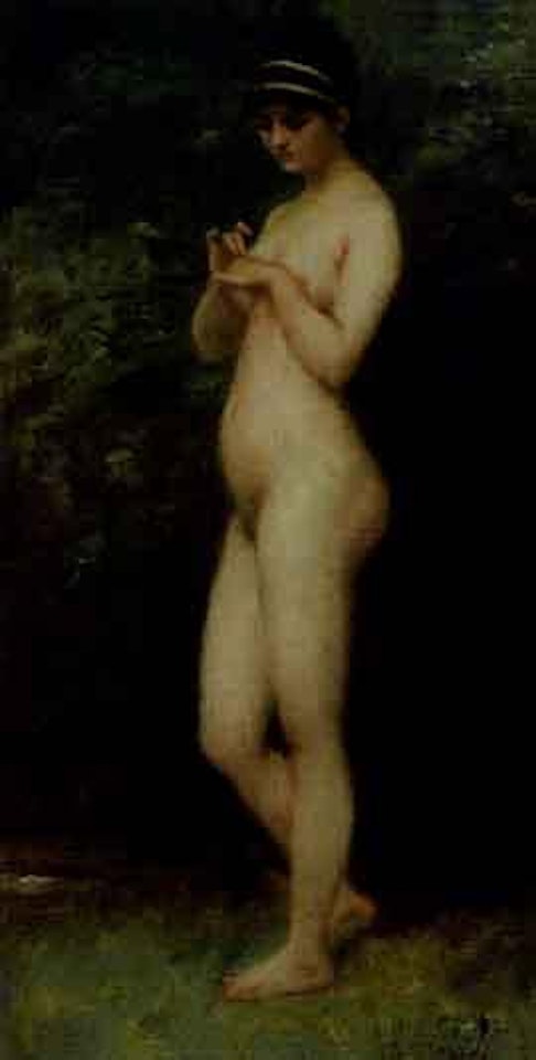 Female nude by Paul Désiré Trouillebert