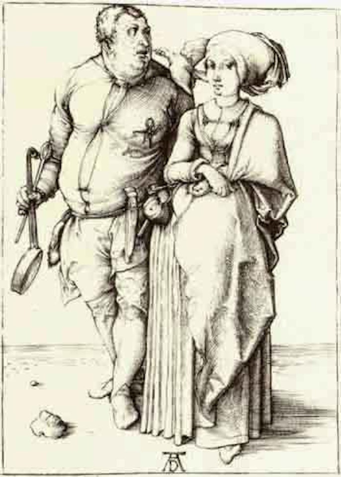 Cook and his wife by Albrecht Dürer