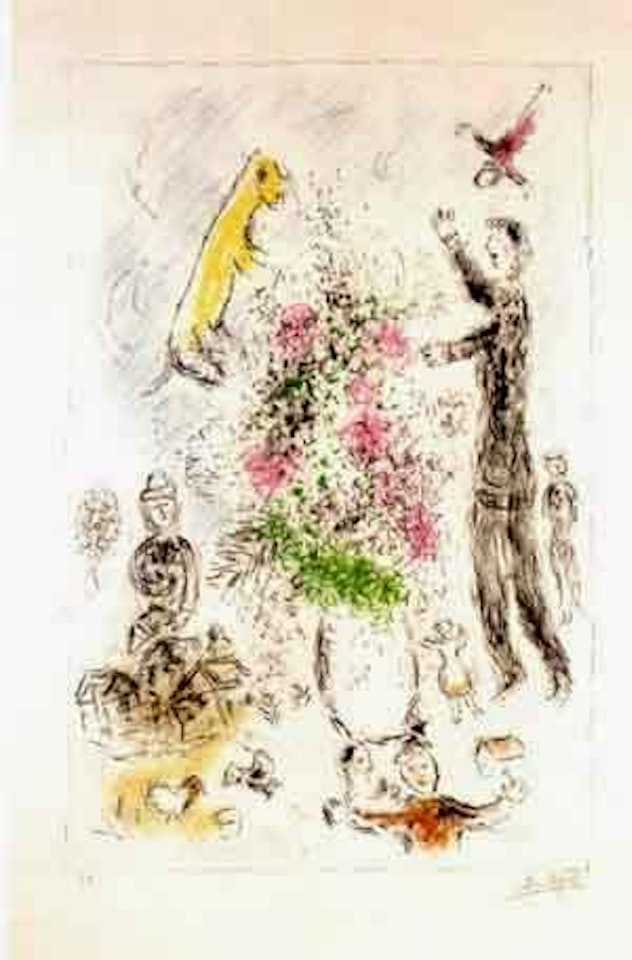 Les lilas by Marc Chagall