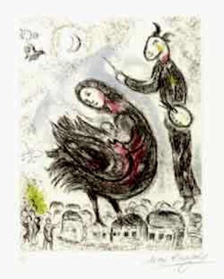 Songes, la femme oiseau by Marc Chagall