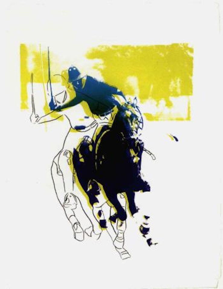 Polo player by Andy Warhol