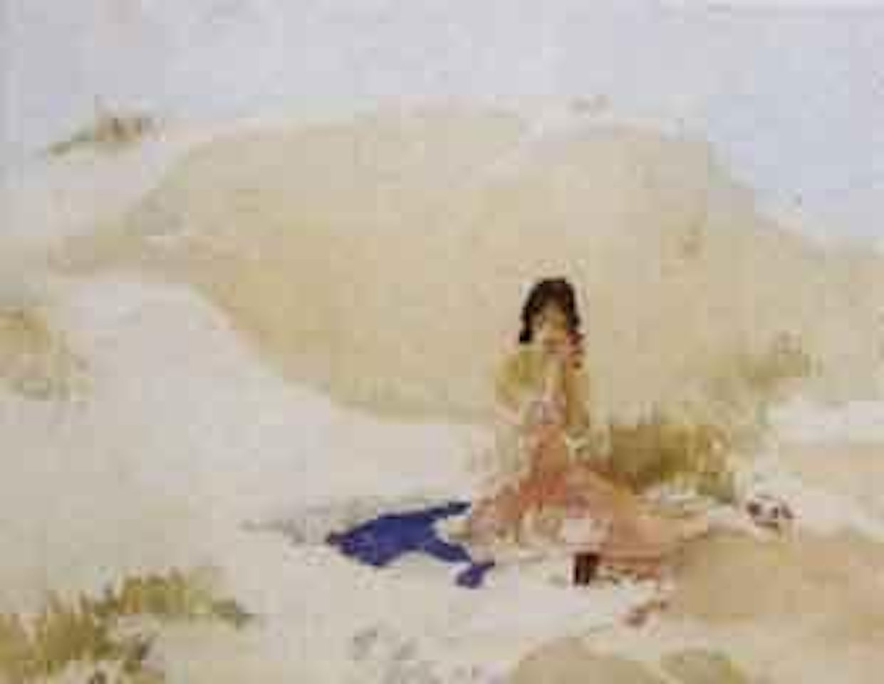 Catherine's little mirror by William Russell Flint