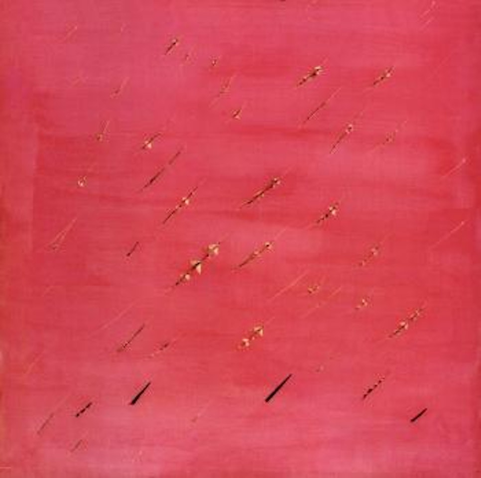 Spatial concept, waiting by Lucio Fontana
