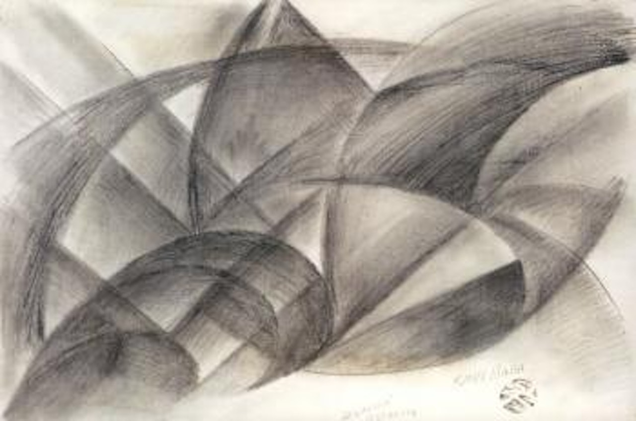 Abstract speed by Giacomo Balla