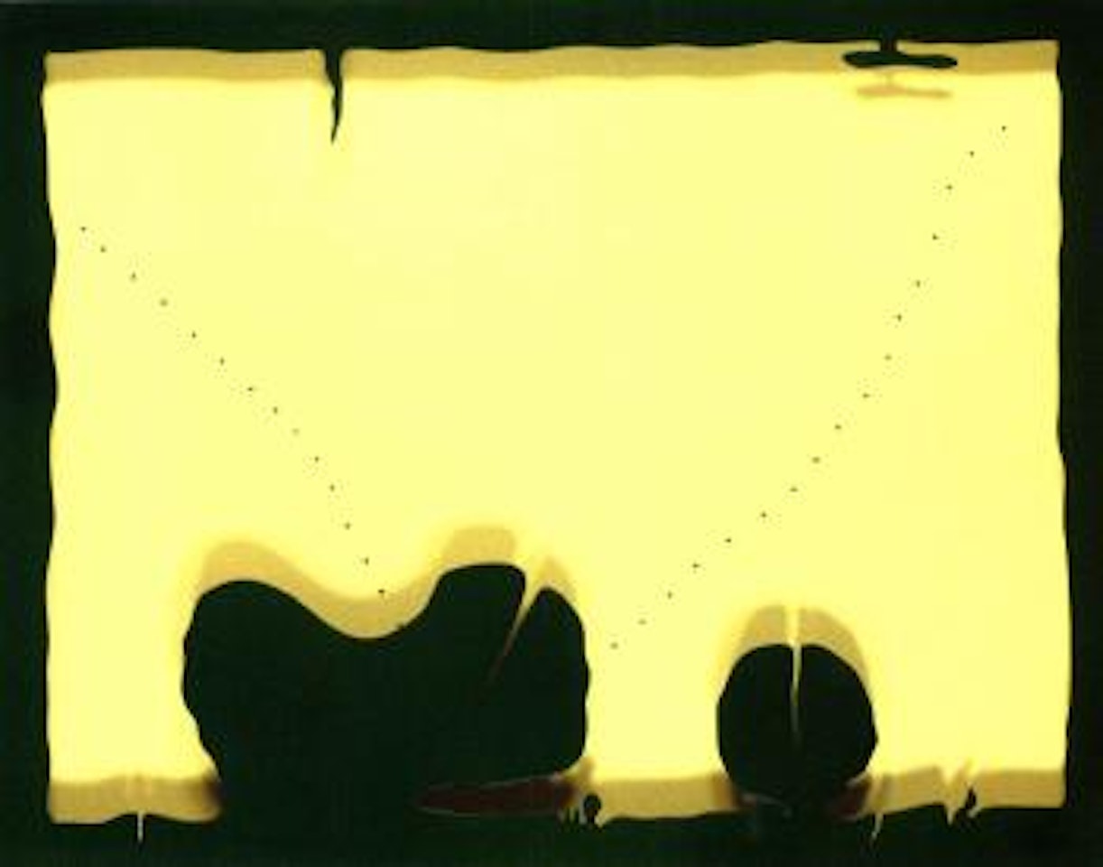 Spatial concept, little theatre by Lucio Fontana