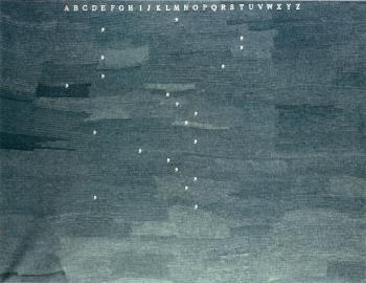 Give birth to the world by Alighiero Boetti