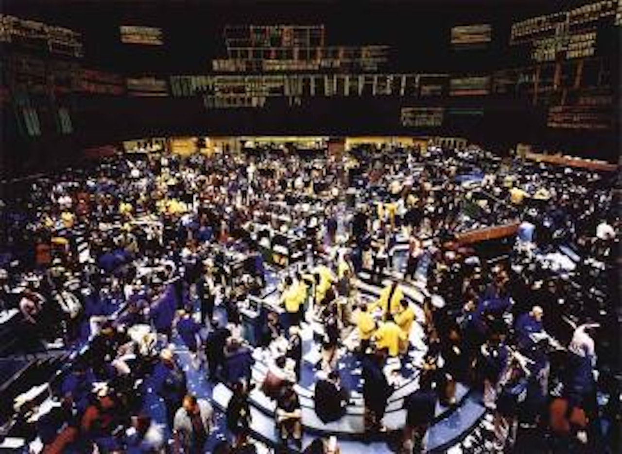 New York mercantile exchange by Andreas Gursky