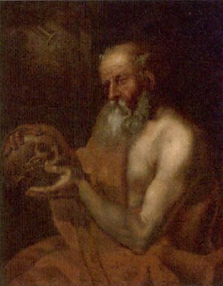 Saint Jerome by Christian Wilhelm Ernst Dietrich