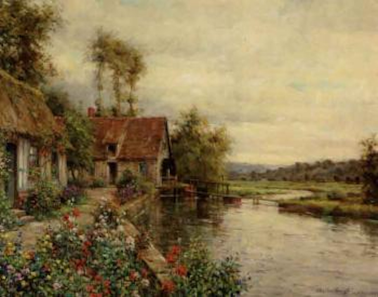 Above the mill, Neuf Moulin by Louis Aston Knight