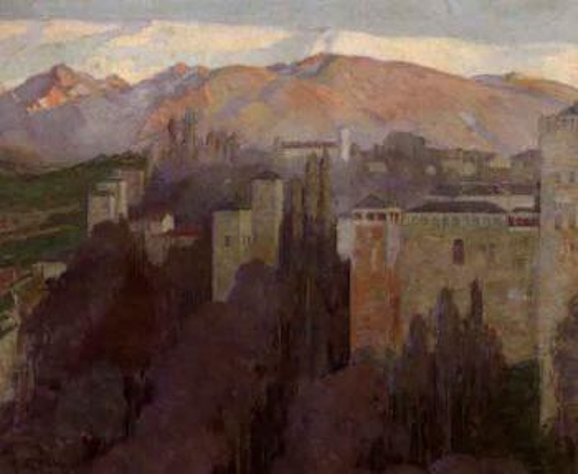 Italian landscape by Aldro Thompson Hibbard