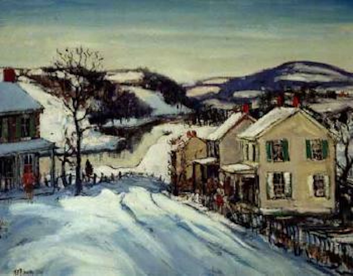 Canal and river by Walter Emerson Baum