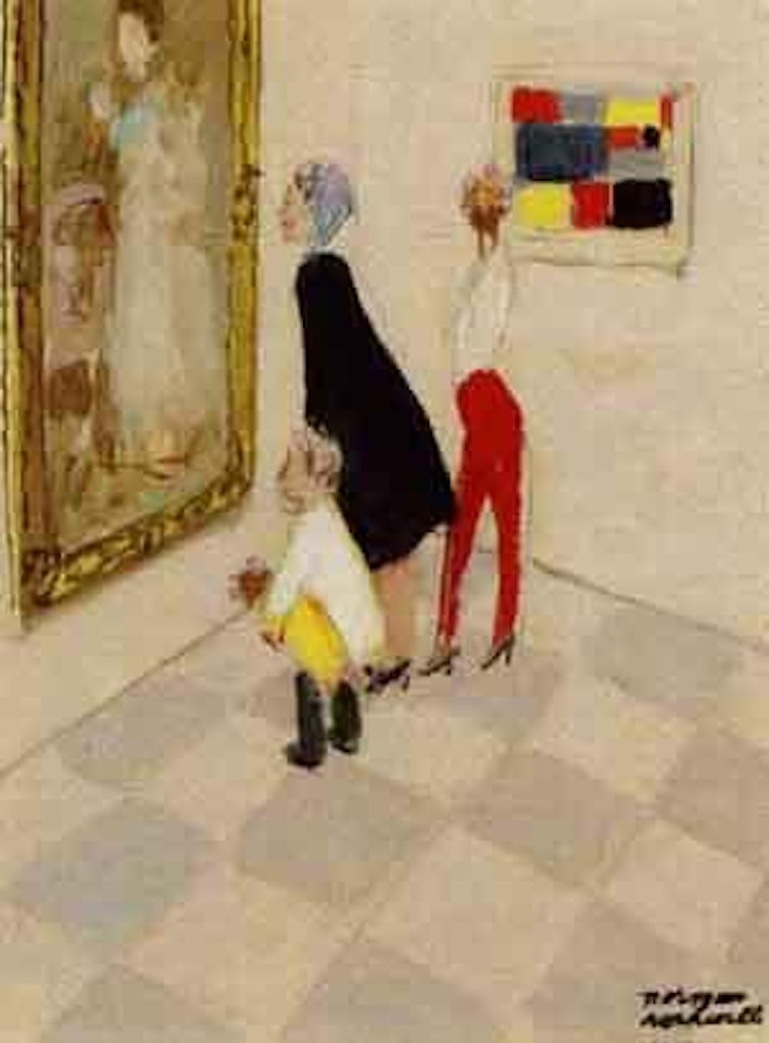 Study for Picasso vs Sargent by Norman Rockwell