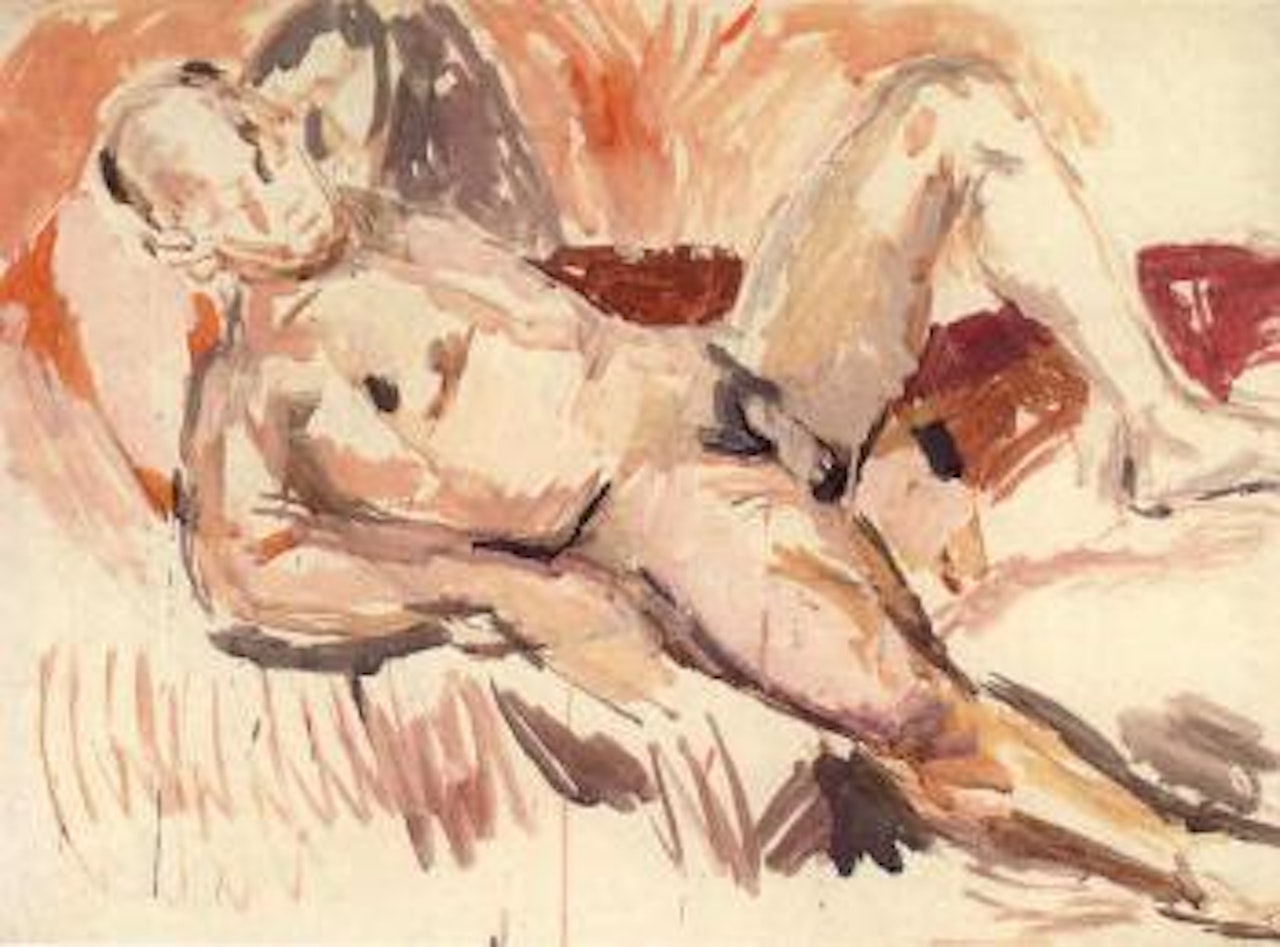 Reclining male nude by Duncan Grant