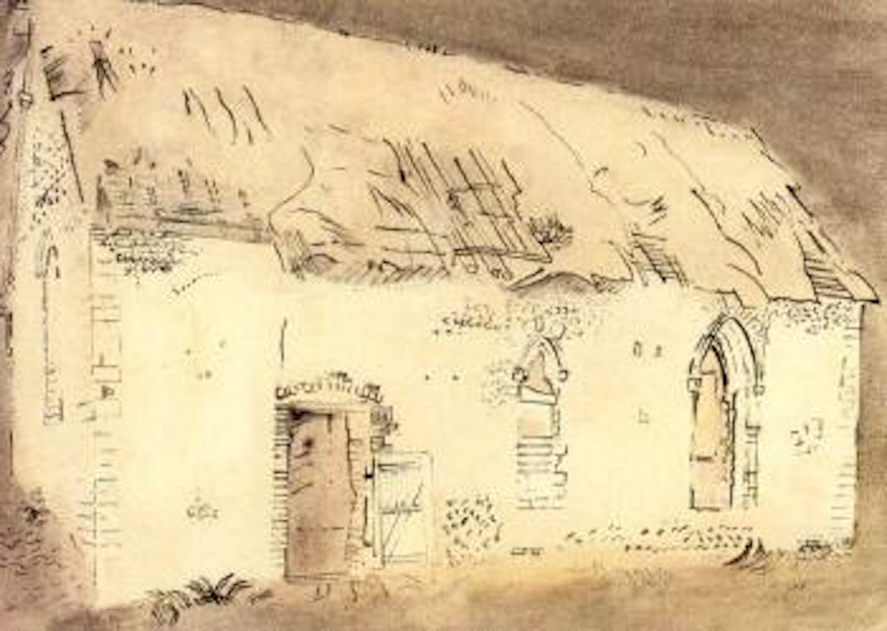Chapel at Chisbury Manor by John Piper