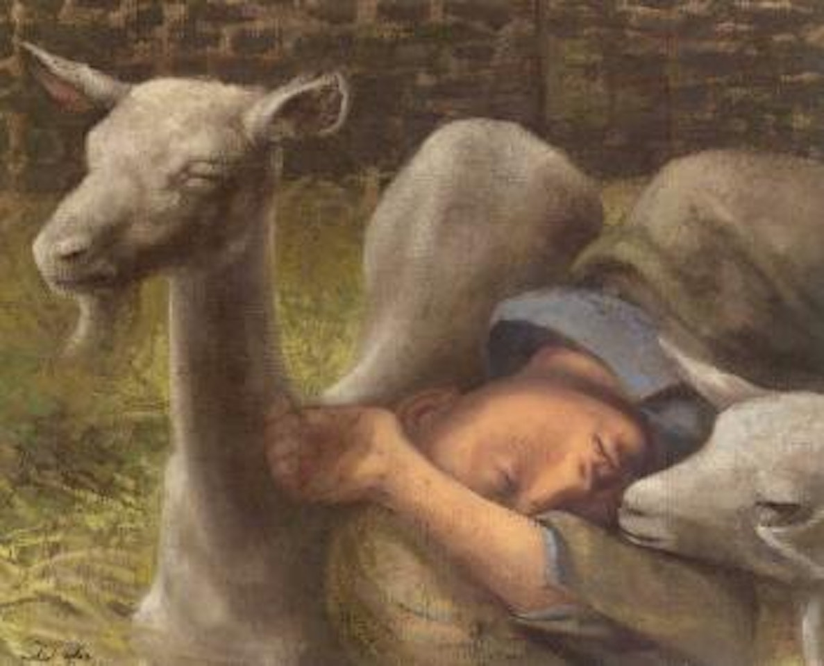 Sleeping lambs by Michael Ayrton