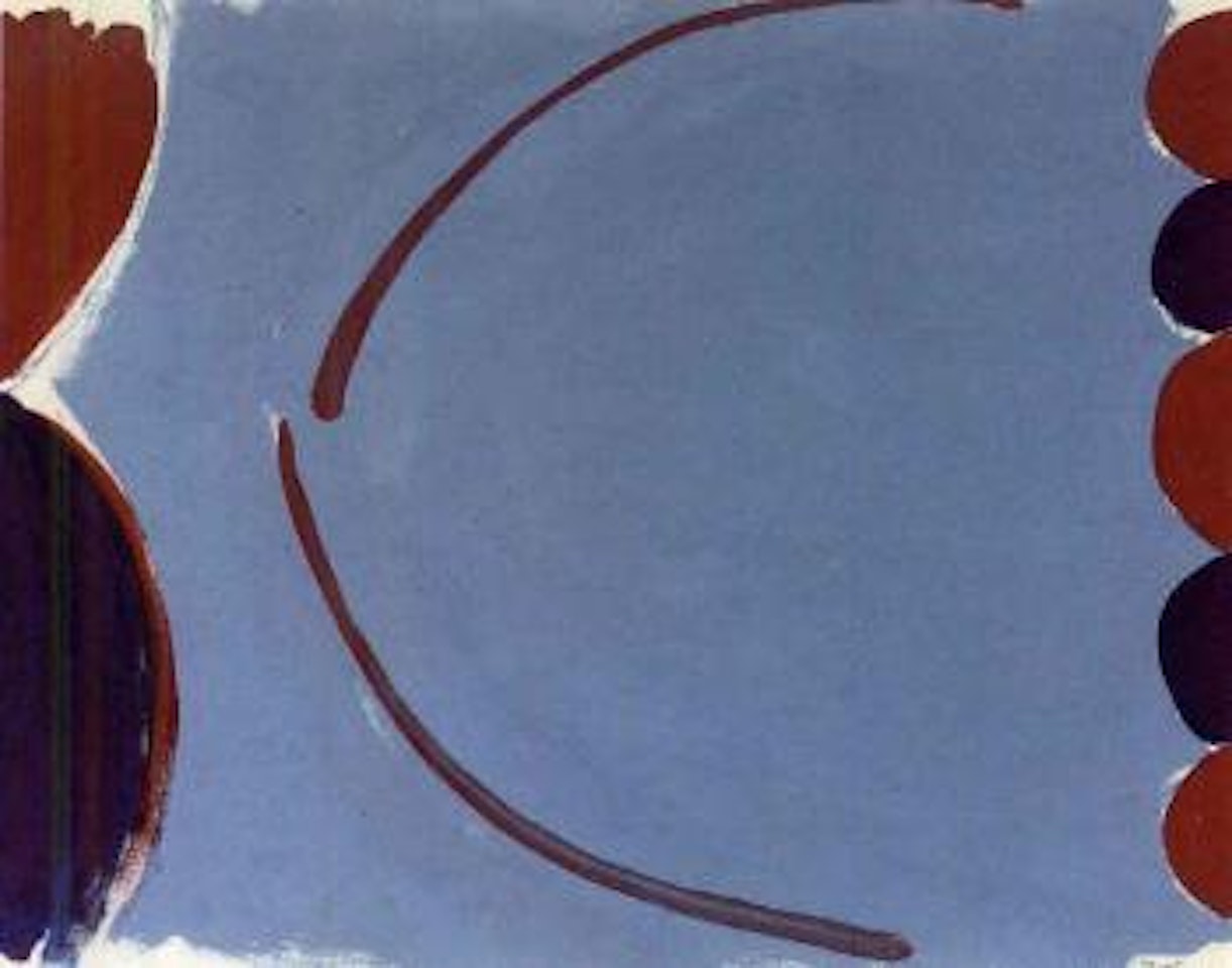 Claret and blue July by Terry Frost