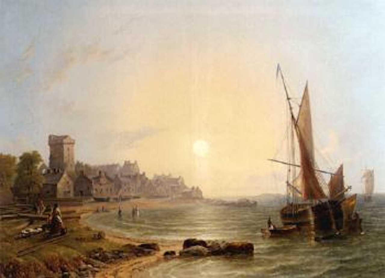 View of Dysart on the northern shore of the Firth of Forth by John Wilson Carmichael