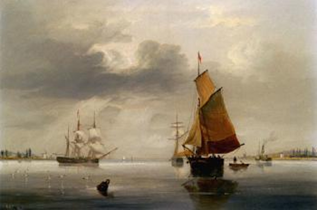 View near Barton-on-the-Humber by John Wilson Carmichael