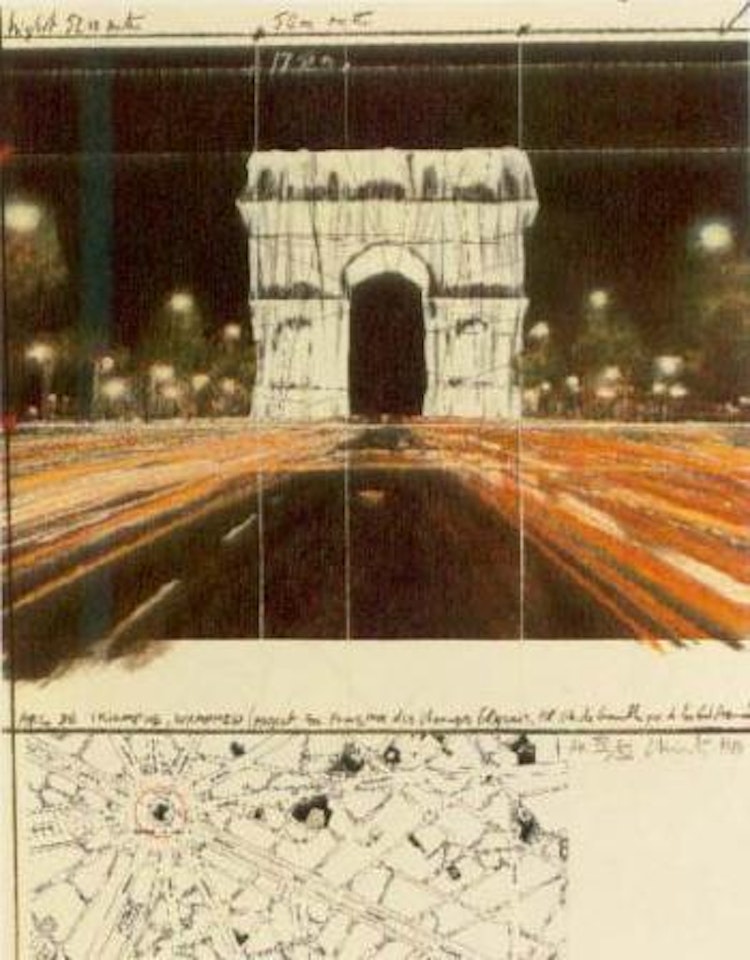 Arc de Triomphe, wrapped by Christo