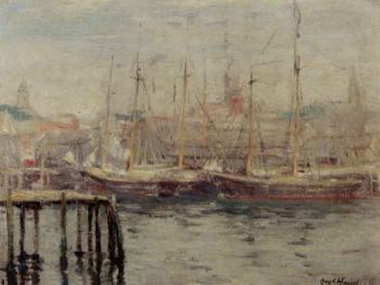 Harbour, Gloucester, Massachusetts by Guy Carleton Wiggins