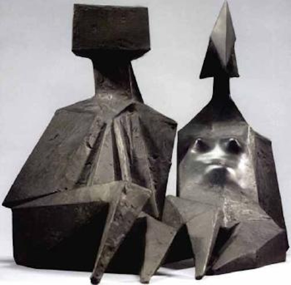 Sitting figures by Lynn Chadwick
