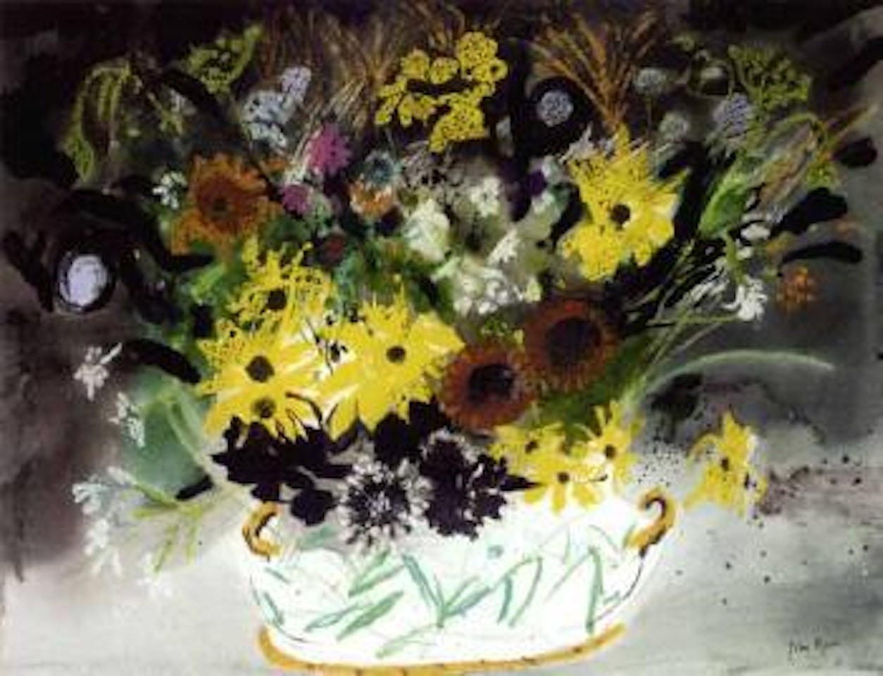 Summer flowers III by John Piper