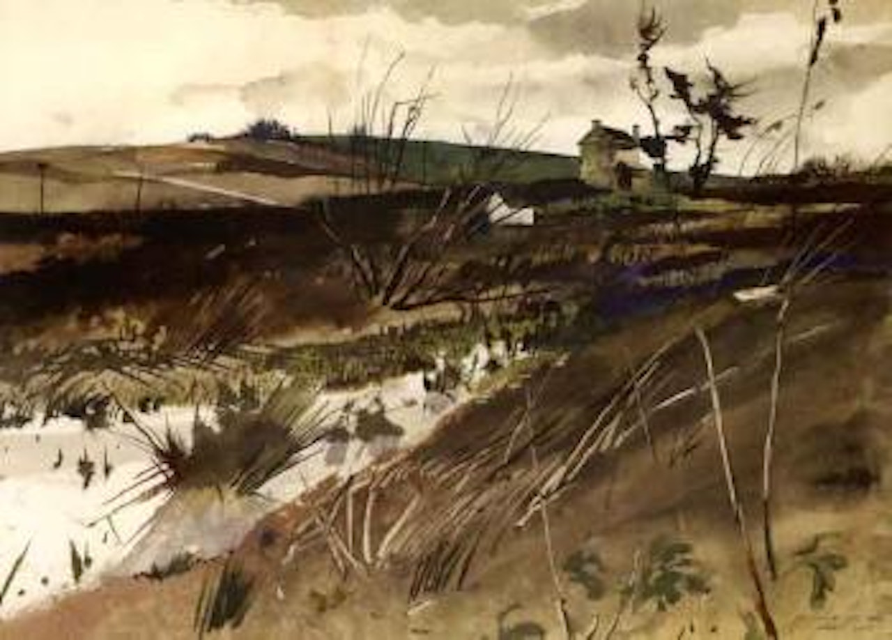 The home of John Chads by Andrew Wyeth