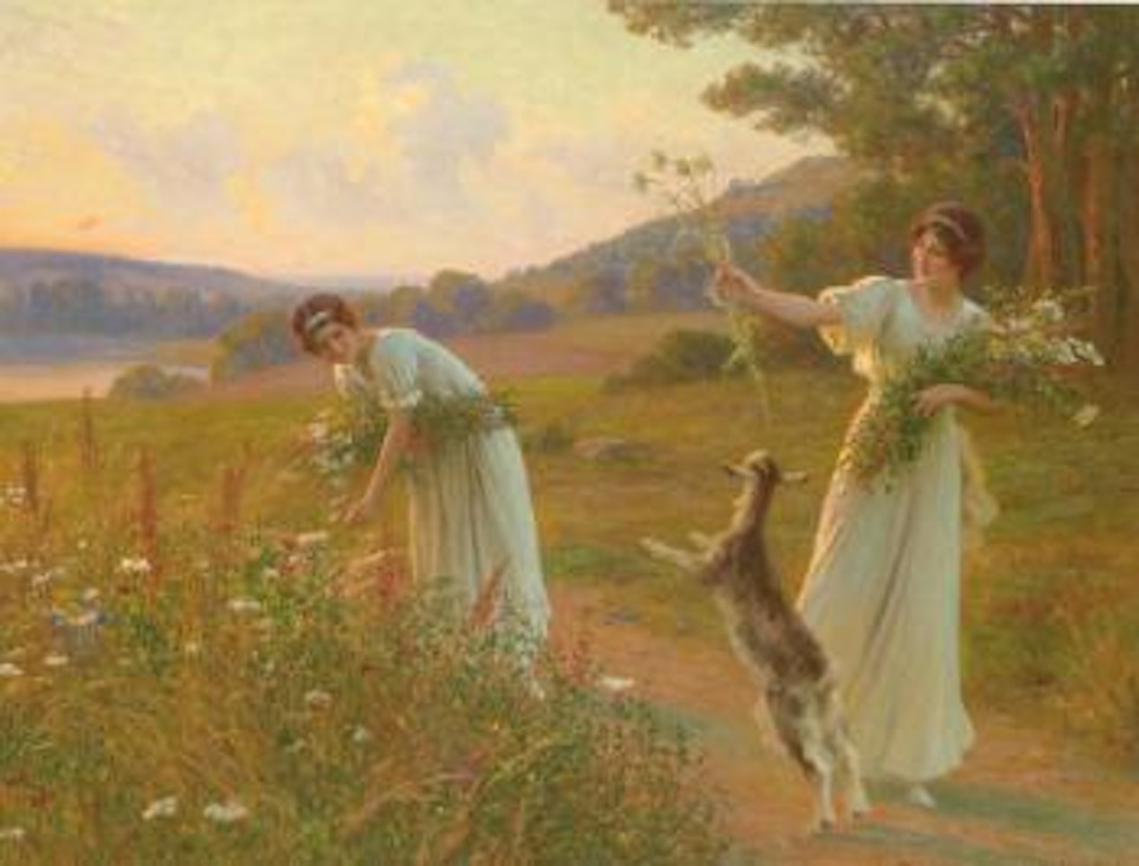 Summer evening by Leopold Franz Kowalsky