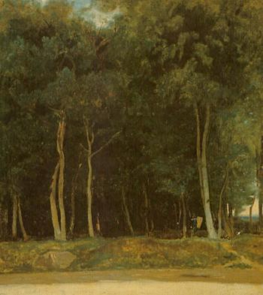 Fontainebleau, route du Bras Breau by Jean Baptiste Camille Corot