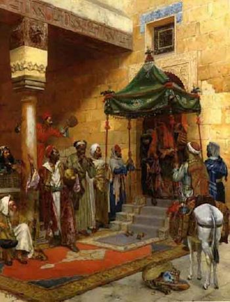 The bride by Rudolf Ernst