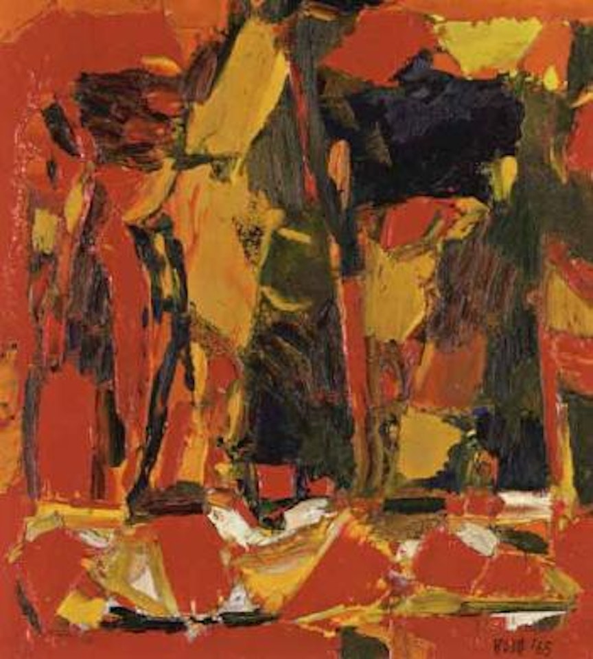 Red wood by Sayed Haider Raza
