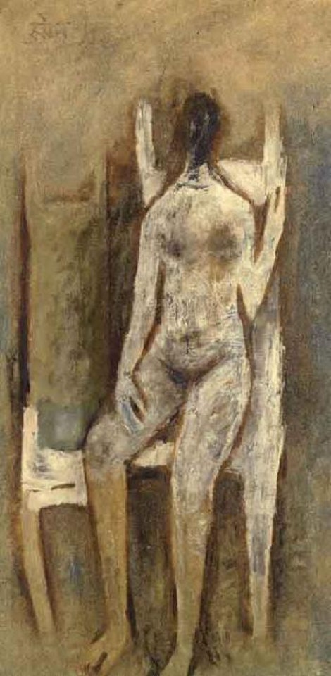 Nude by M.F. Husain