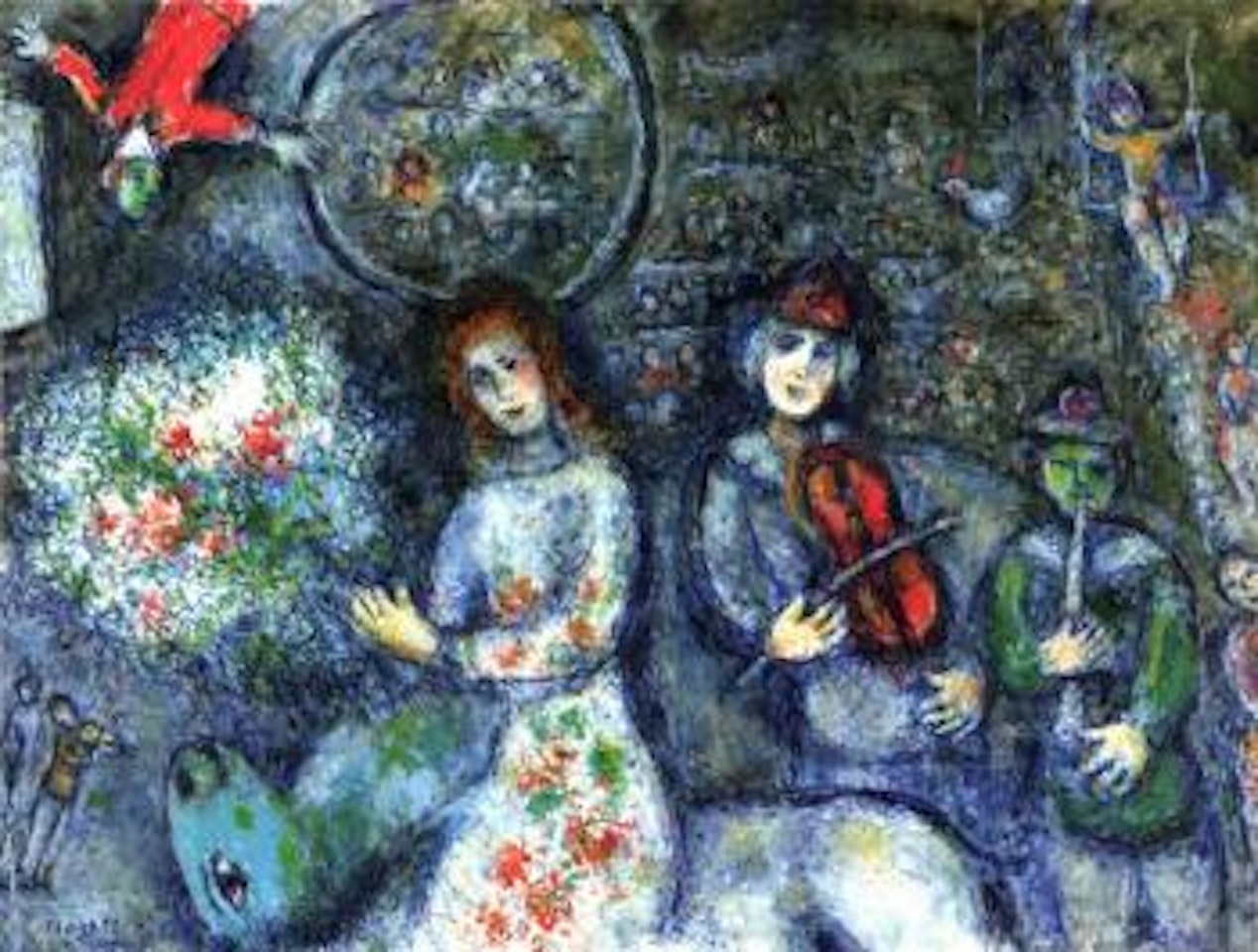 Les musiciens by Marc Chagall