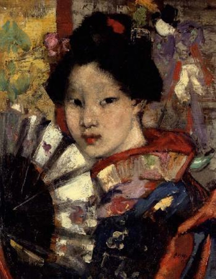 Geisha girl by Edward Atkinson Hornel
