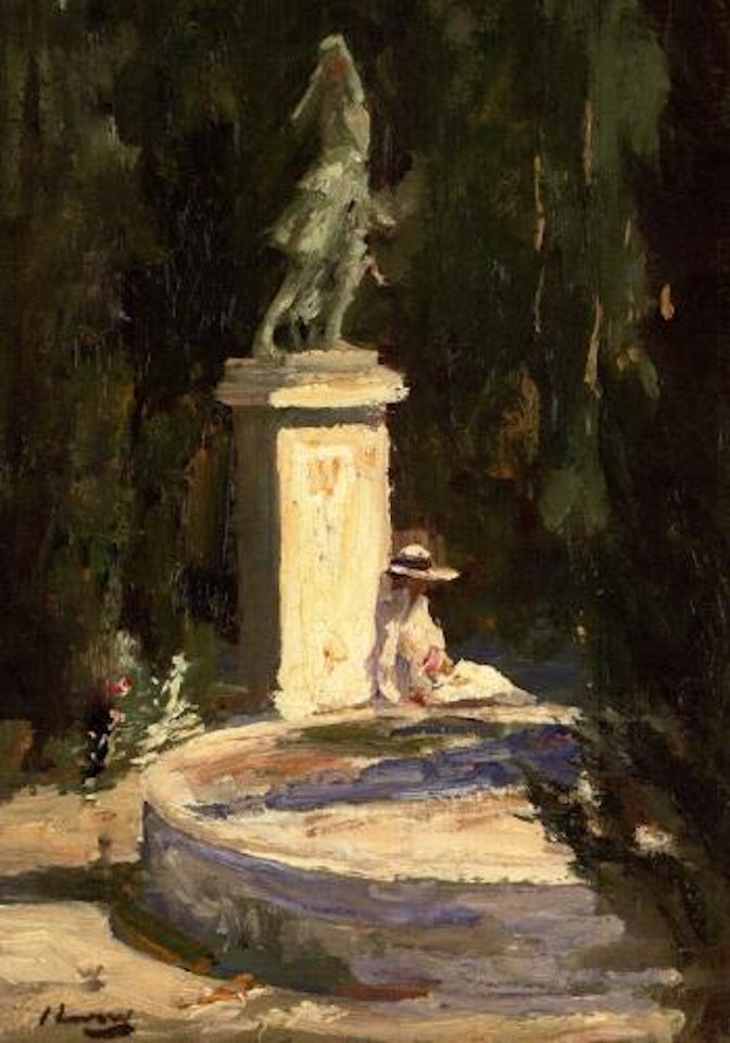 In the garden, Tangier by John Lavery
