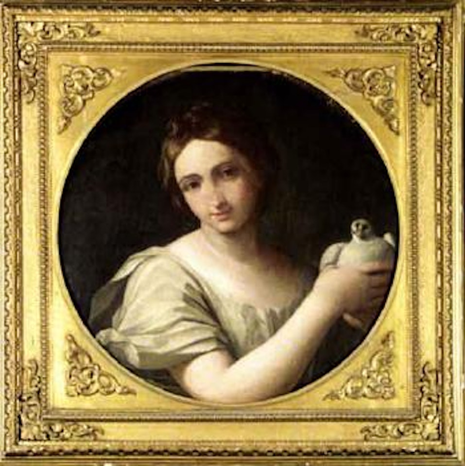 Portrait of girl by BOLOGNESE SCHOOL