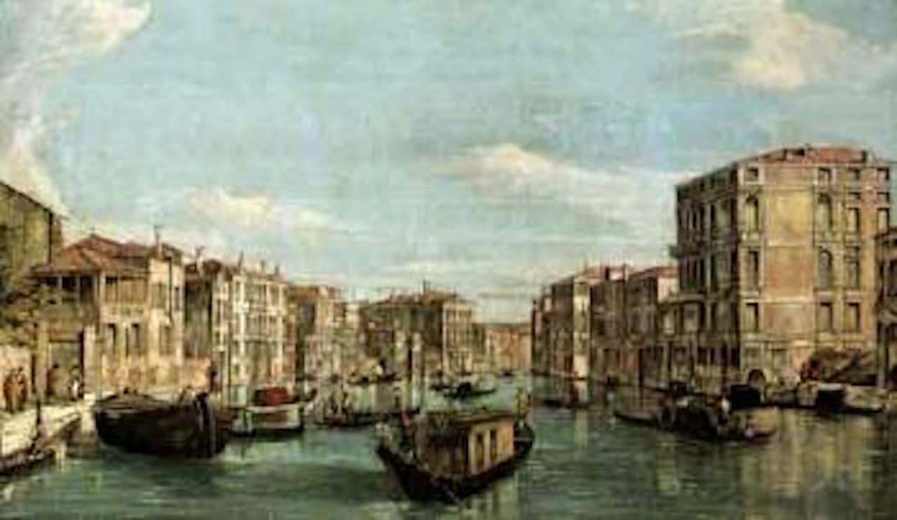 View of Grand Canal by Venetian School