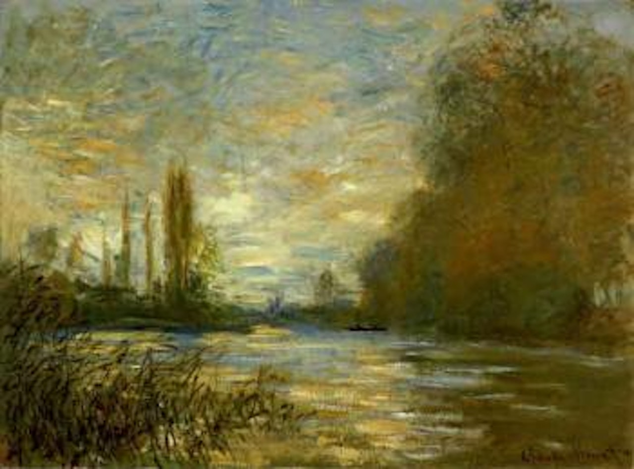 Petit bras de la Seine a Argenteuil by Claude Monet