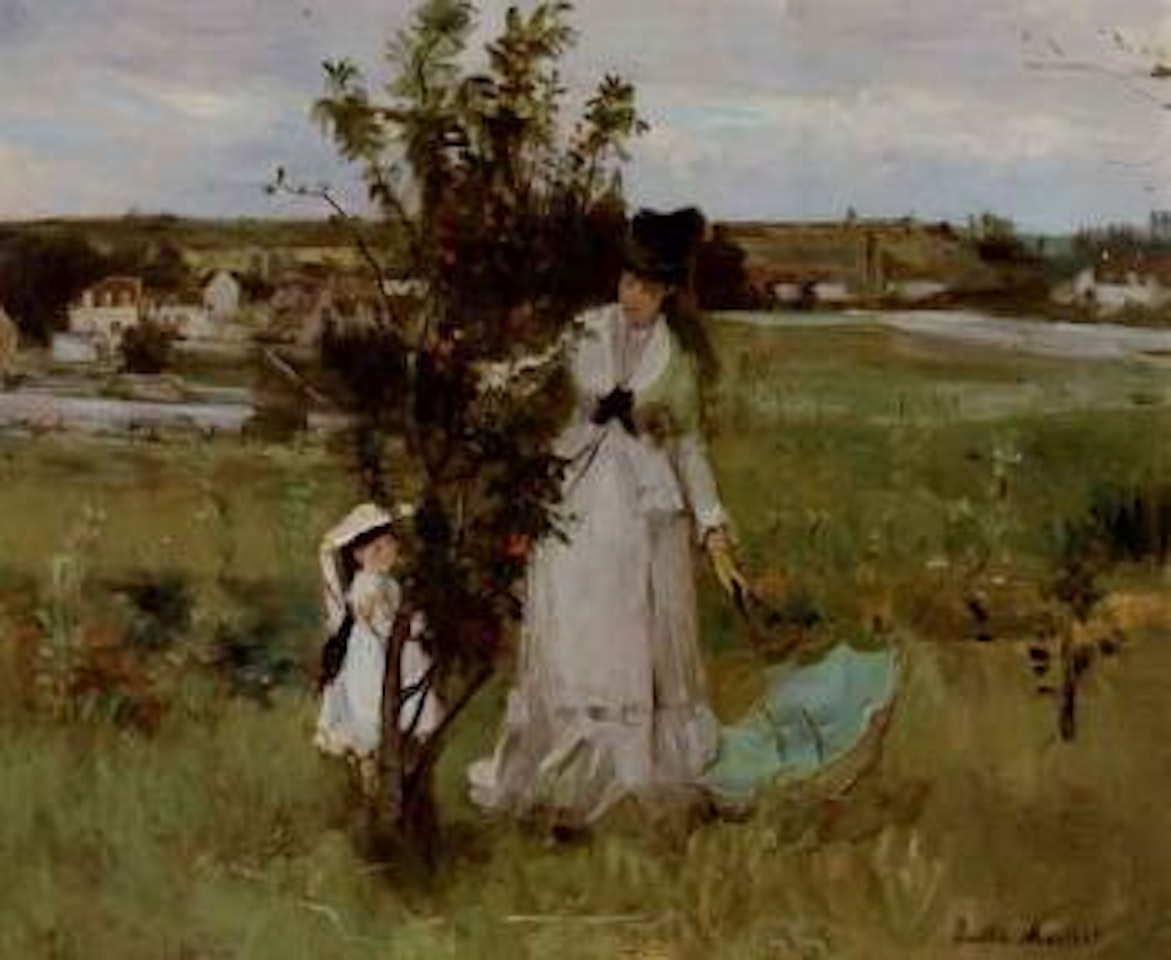 Cache-cache by Berthe Morisot
