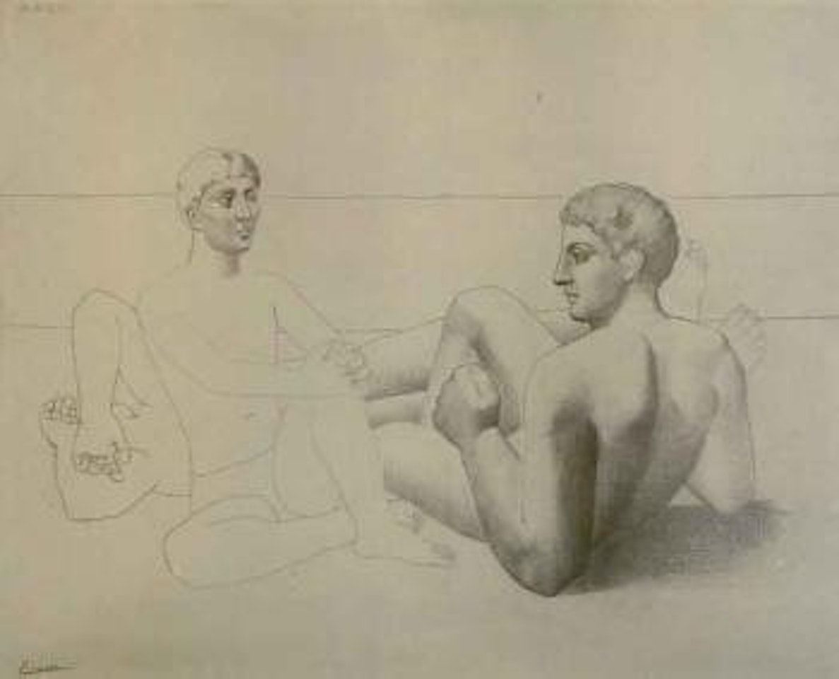 Deux baigneurs by Pablo Picasso