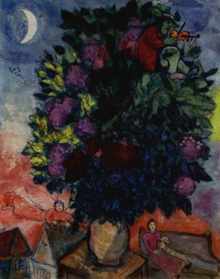 Le soir by Marc Chagall