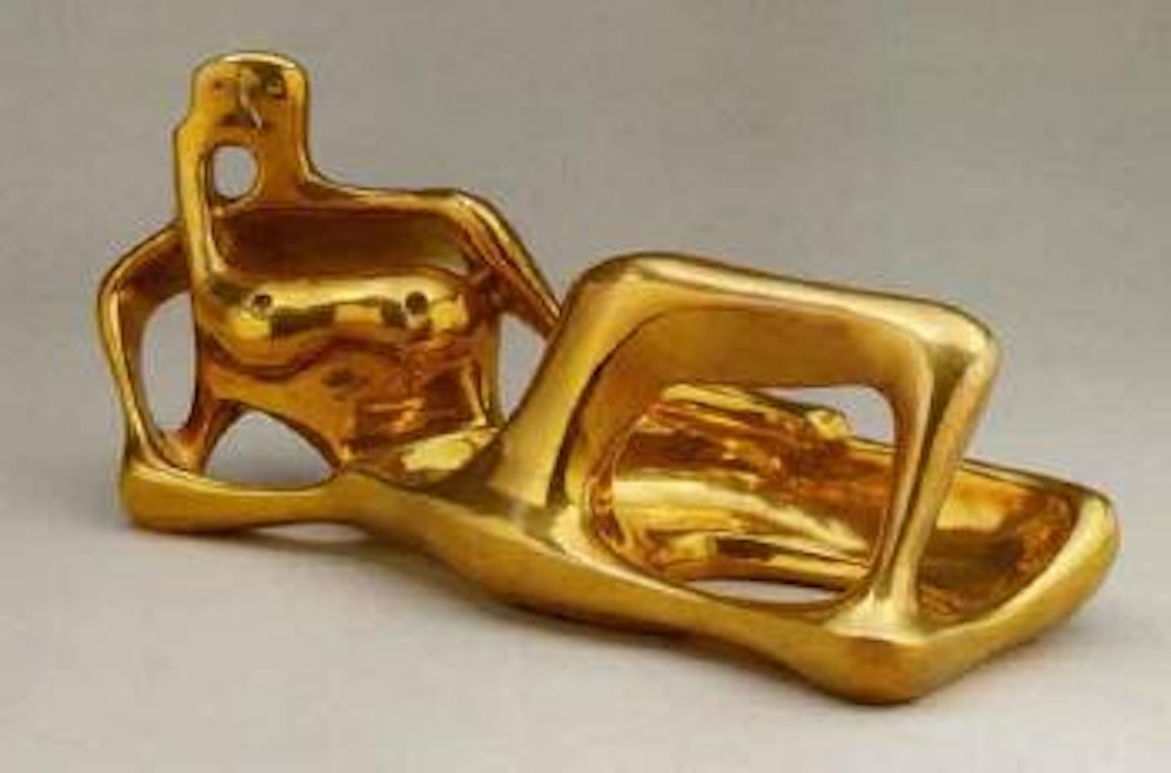 Working model for reclining figure by Henry Moore