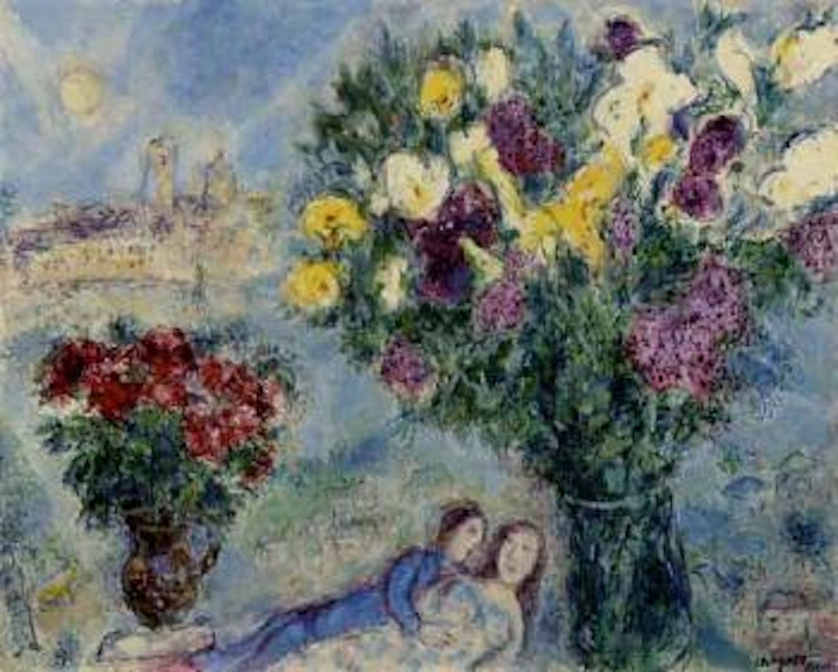 Bouquet sur Vence by Marc Chagall