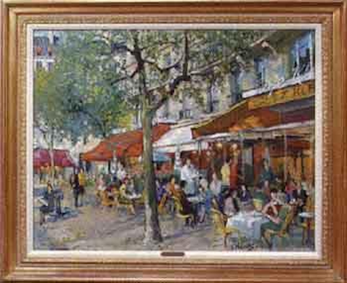 Outdoor cafe by Constantin Kluge