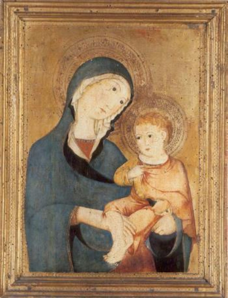Madonna and Child by Sienese School
